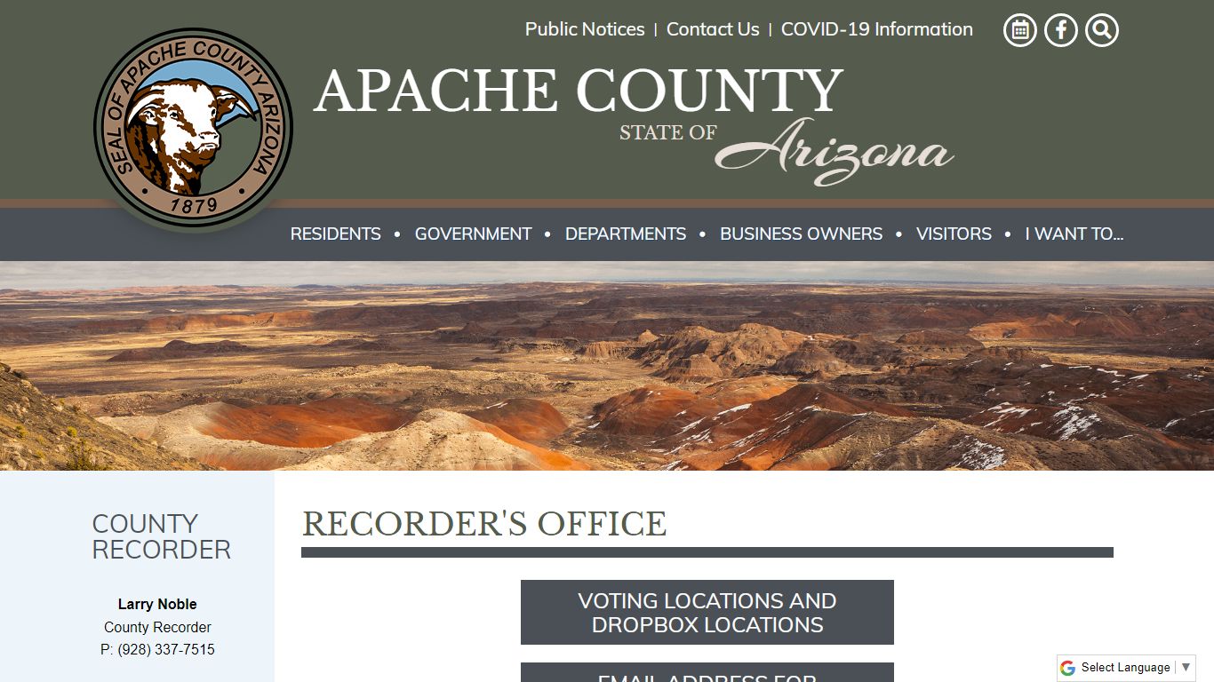 Apache County - Recorder's Office